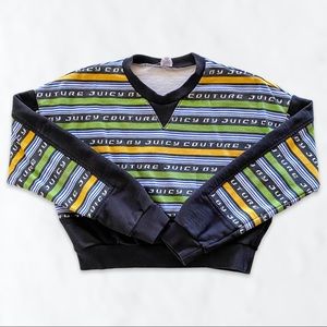 Juicy by Juicy Couture Print Crop Crewneck